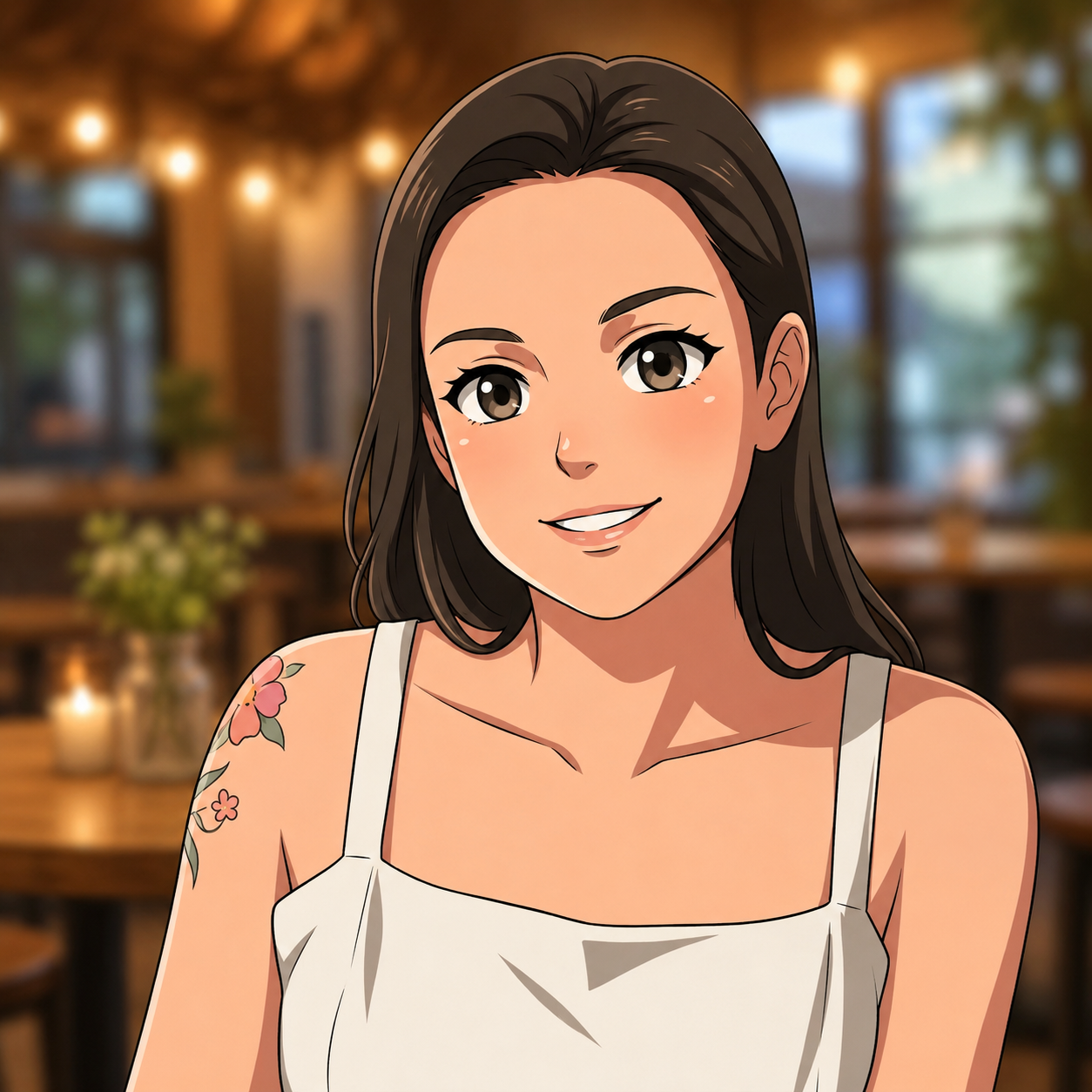 Retrato ilustrado de Bianca Consales